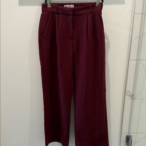 Abercrombie & Fitch Burgundy Pants